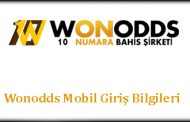Wonodds Mobil Giriş Bilgileri
