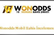 Wonodds Mobil Bahis İncelemesi