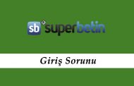 Süperbetin Giriş Sorunu